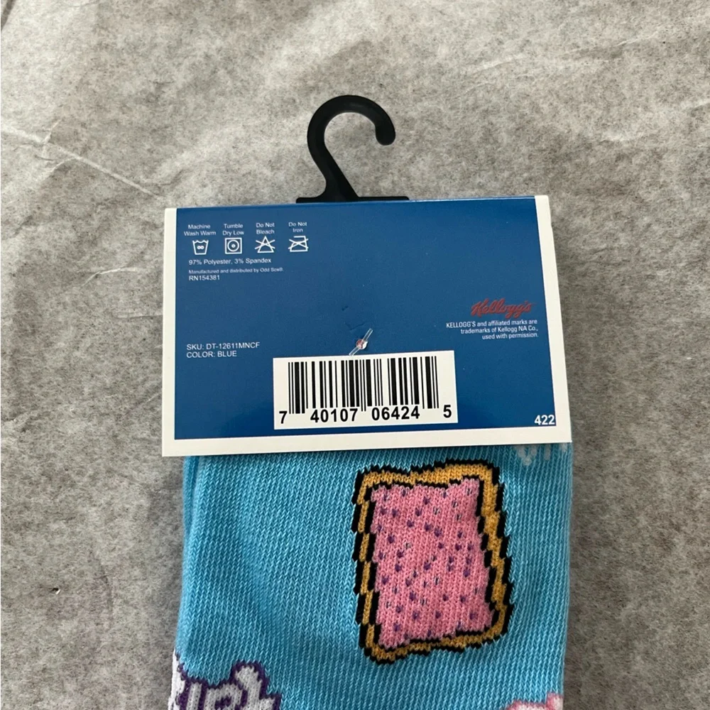 Pop Tarts Socks Fits Men’s Shoe Size 6-12